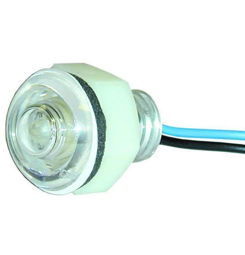 TH Marine LED Mini Button Livewell Light, LWLM-1P-LED-DP