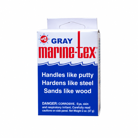Travaco Marine-Tex Epoxy Putty, Gray, 2oz, RM301K