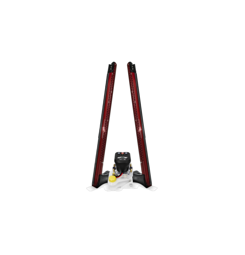 Power-Pole ONE PUMP Bls 10ft Dual Pole - Red, PP-2-BLS-10-RD