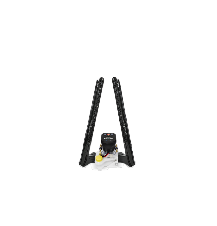 Power-Pole ONE PUMP Bls 8ft Dual Pole-Black, PP-2-BLS-8-BK