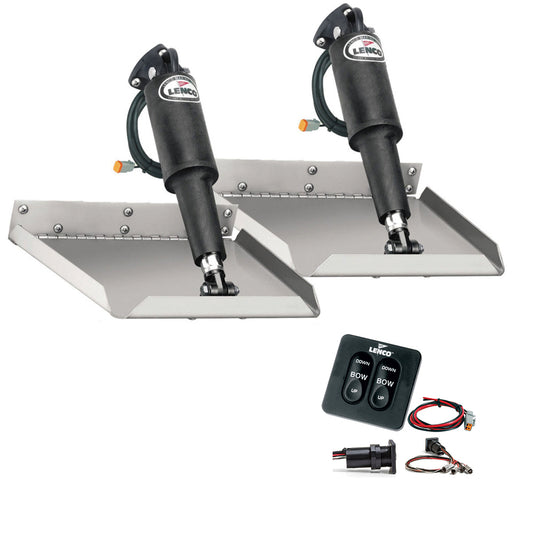 Lenco 12" x 18" Edgemount Kit w/Standard Tactile Switch Kit 12V [TT12X18E]