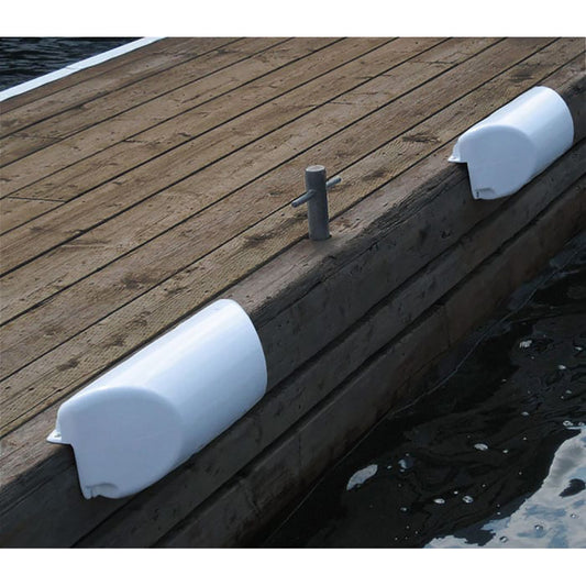 Dock Edge Dolphin Dockside Bumper 7" x 16" Straight - White [DE1060WF]