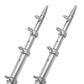 TACO 15' Telescopic Outrigger Poles HD 1-1/2" - Silver/Silver [OT-0542VEL15-HD]