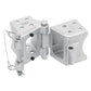 Fulton Fold-Away Bolt-On Hinge Kit 3" x 5" Trailer Beam, Rating 9,000 lbs., 48" Pivot, Z-Max 600 Zinc Finish [HDPB350101]