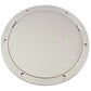 Beckson 8" Smooth Center Pry-Out Deck Plate - White [DP81-W]