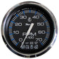 Faria Chesapeake Black SS 4" Tachometer w/Systemcheck Indicator - 7000 RPM (Gas) f/ Johnson / Evinrude Outboard) [33750]