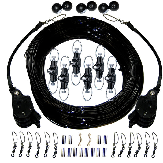 Rupp Triple Rigging Kit W/Lok-Ups & Nok-Outs - 520' Black Mono Cord [CA-0160-MO]