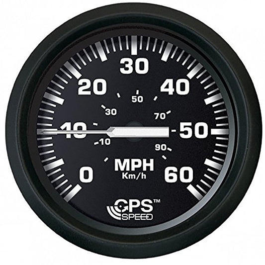 Faria Euro Black 4" Speedometer 60MPH (GPS) [32816]