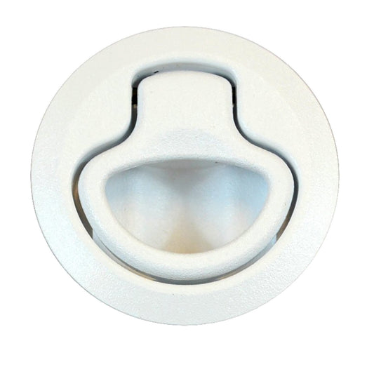 Southco Flush Pull Latch - Push To Close - Medium - White [M1-61-1]