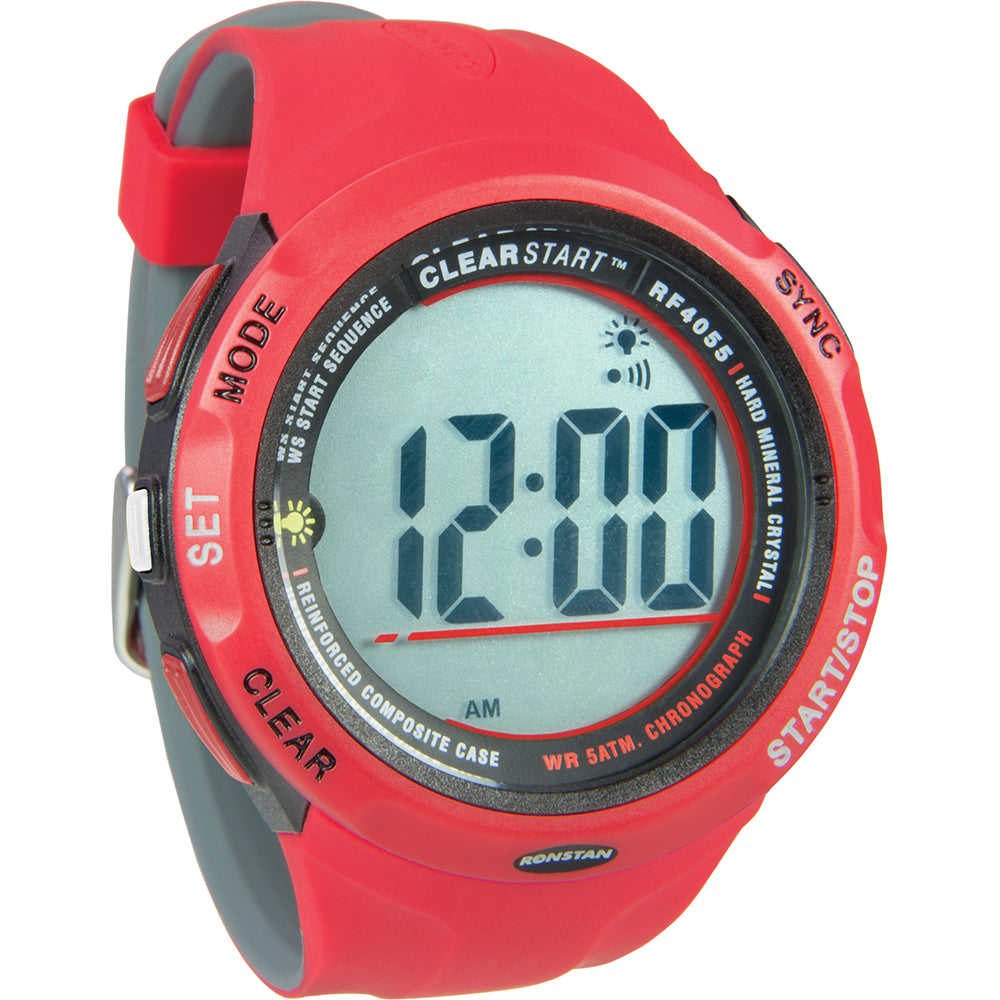 Ronstan RF4055 ClearStart 50mm Sailing Watch - Red/Grey [RF4055]