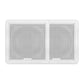 Fusion FM-65SW FM Series 6.5" 120 Flush Mount Square Marine Speakers - White Grill - 120W [010-02299-10]