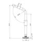 TACO ShadeFin Fixed Rod Holder Mount [T10-3000-5]