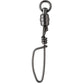 VMC BSHBTSS Black Stainless Steel Heavy-Duty Ball Bearing Tournament Snap Swivel #6 - 320lb *1-Pack [BSHBTSS#6]