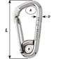 Wichard Asymmetric Carbine Hook - Length 80mm - 5/16" [02325]